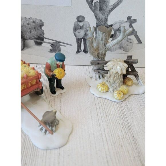 Dept 56 59412 Harvest Time heritage village accessory xmas set - Picture 4 of 9